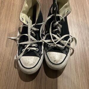 Converse Black and White High-Top Sneakers